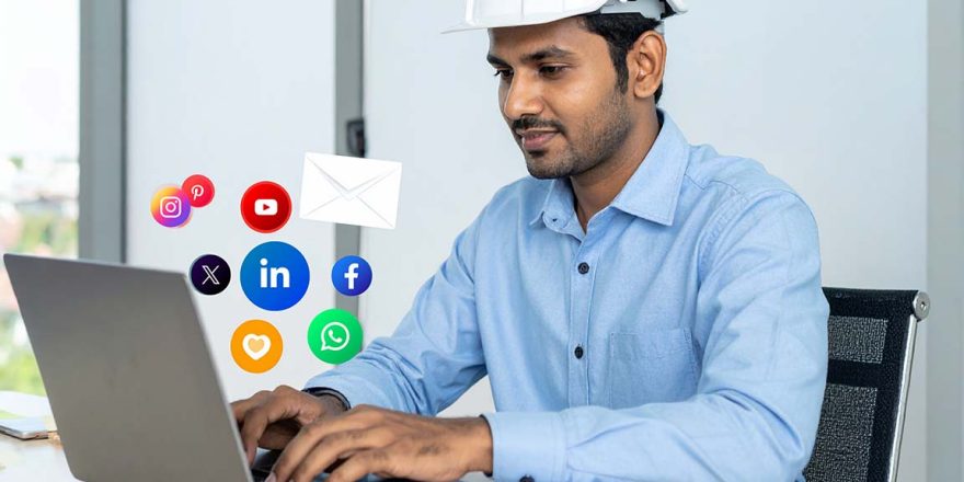 التسويق الرقمي في قطاع البناء والهندسة